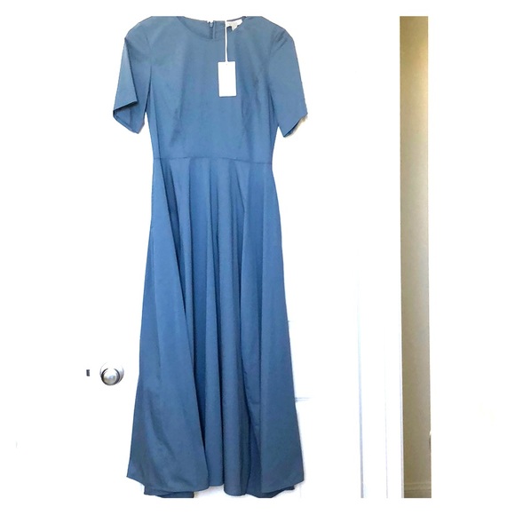 COS Dresses & Skirts - NWT COS maxi dress in dusty blue size 6 (S / M)